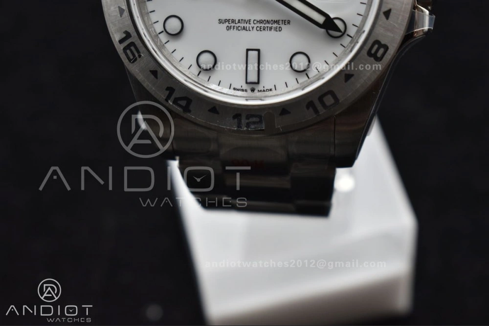 Explorer II 42mm 226570 Black 904L SS GMF 1:1 Best Edition White Dial On Bracelet VR3285 CHS Affordable 844