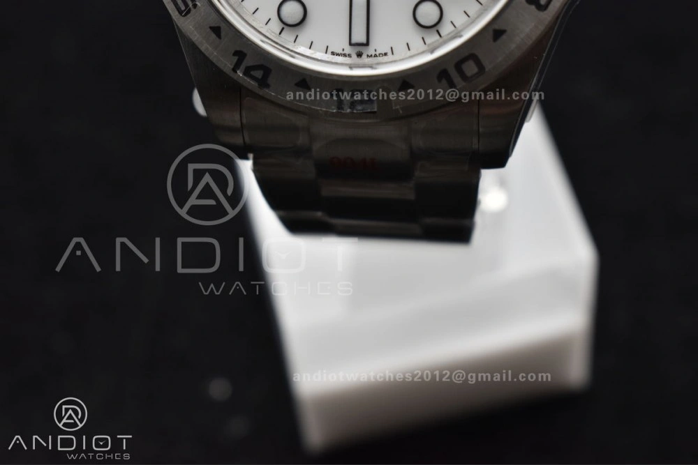 Explorer II 42mm 226570 Black 904L SS GMF 1:1 Best Edition White Dial On Bracelet VR3285 CHS Affordable 844