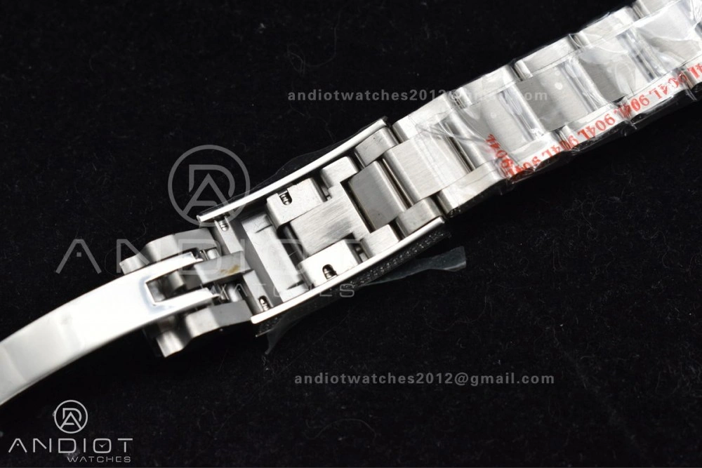 GMT 40mm Full Diamonds SS AMGF Best Edition Diamond Dial On Bracelet On VR Stretchable 849