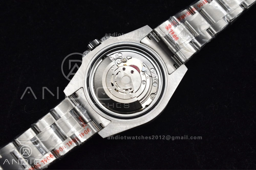 GMT 40mm Full Diamonds SS AMGF Best Edition Diamond Dial On Bracelet On VR Stretchable 849