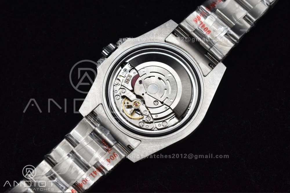 GMT 40mm Full Diamonds SS AMGF Best Edition Diamond Dial On Bracelet On VR Stretchable 849