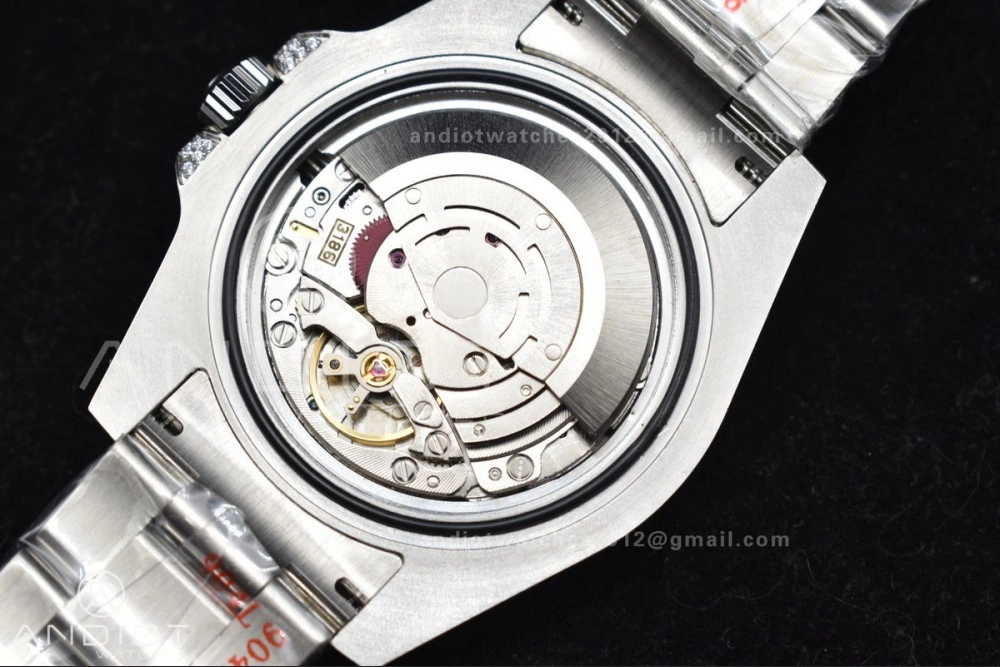 GMT 40mm Full Diamonds SS AMGF Best Edition Diamond Dial On Bracelet On VR Stretchable 849