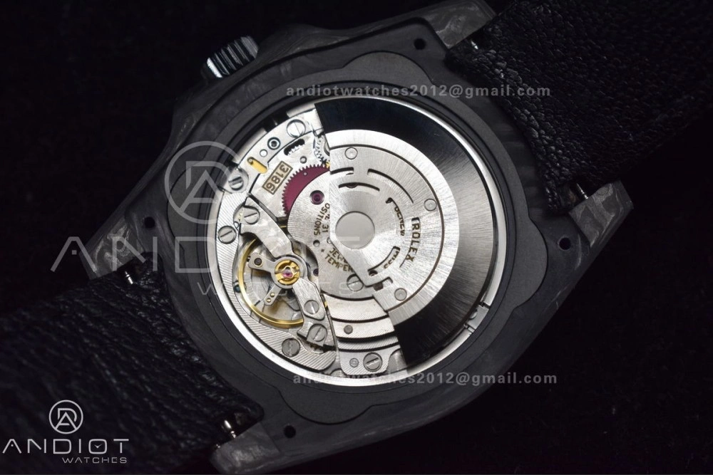 Bold GMT DIW Carbon OMF Best Edition All Black Black Dial on Black Nylon Strap SA3186 CHS 423