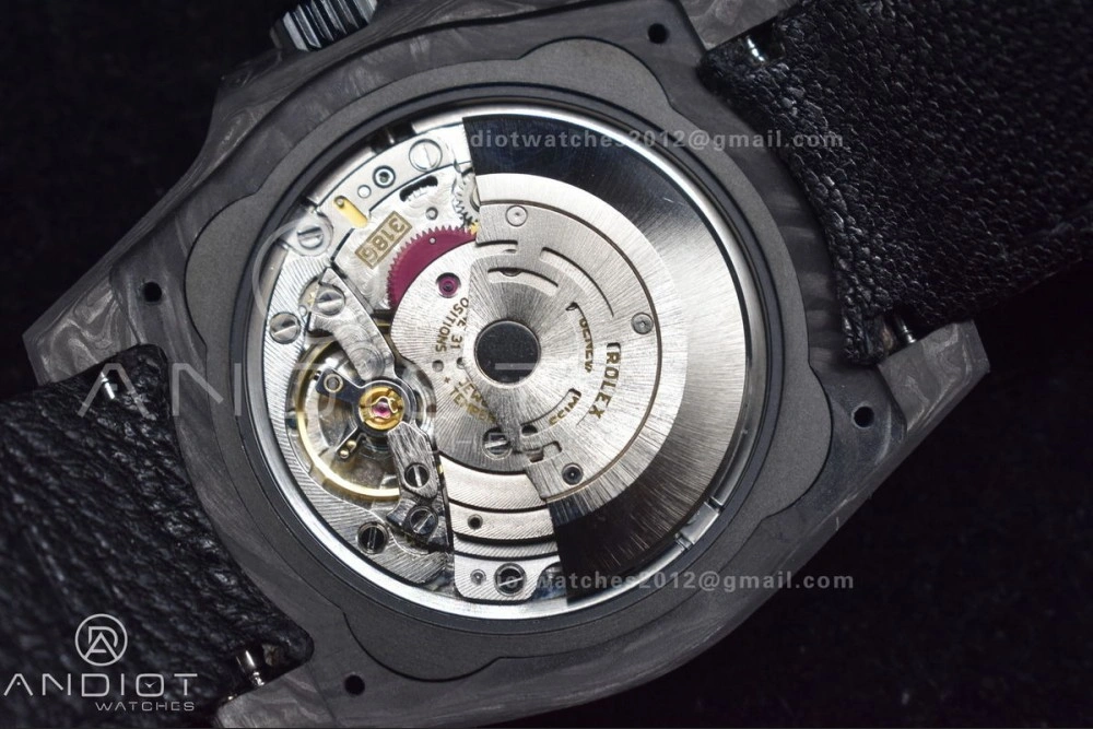 Bold GMT DIW Carbon OMF Best Edition All Black Black Dial on Black Nylon Strap SA3186 CHS 423