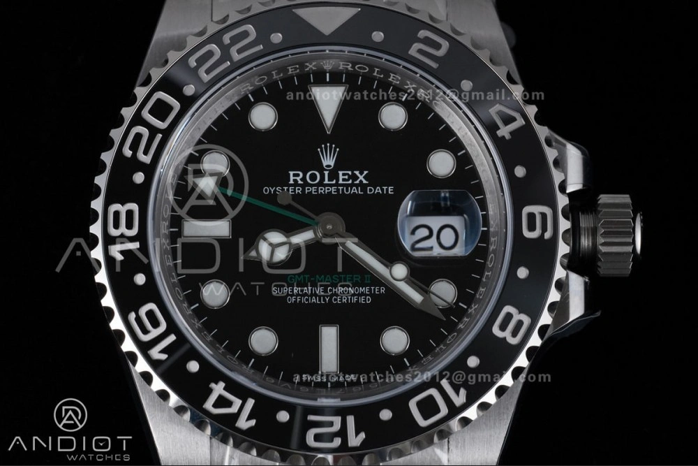 Attractive GMT Master II 116710 LN 904L SS ARF 1:1 Best Edition on Jubilee Bracelet New SH3285 V 853