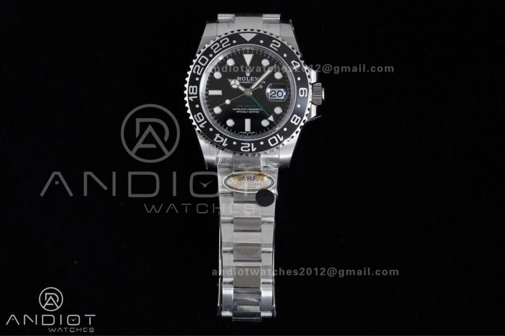 GMT Master II 116710 LN 904L SS ARF 1:1 Best Edition on Oyster Bracelet SH3285 V HighPerformance 852