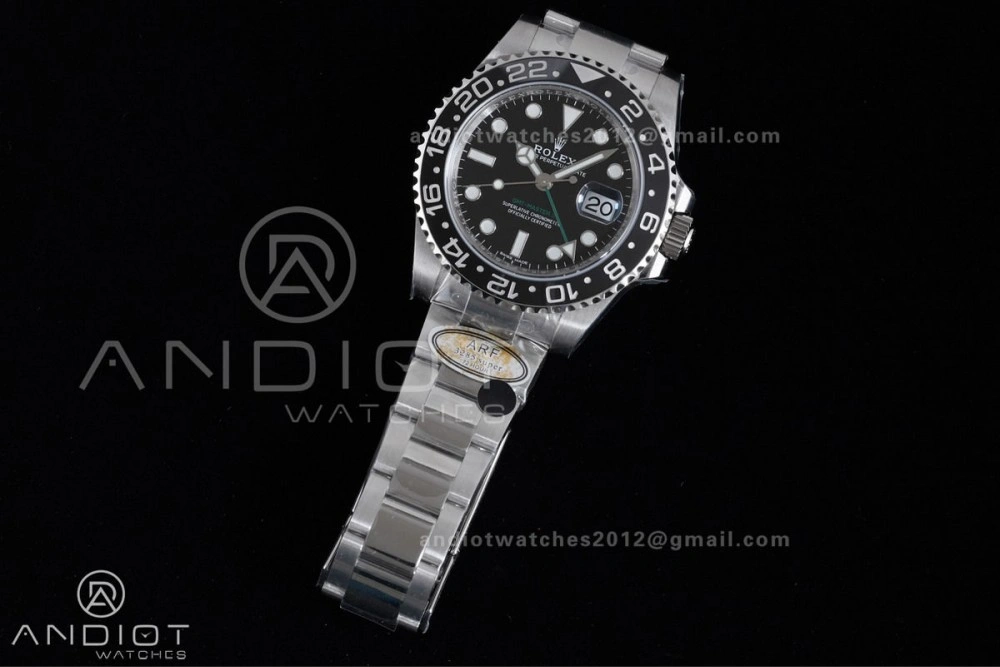GMT Master II 116710 LN 904L SS ARF 1:1 Best Edition on Oyster Bracelet SH3285 V HighPerformance 852
