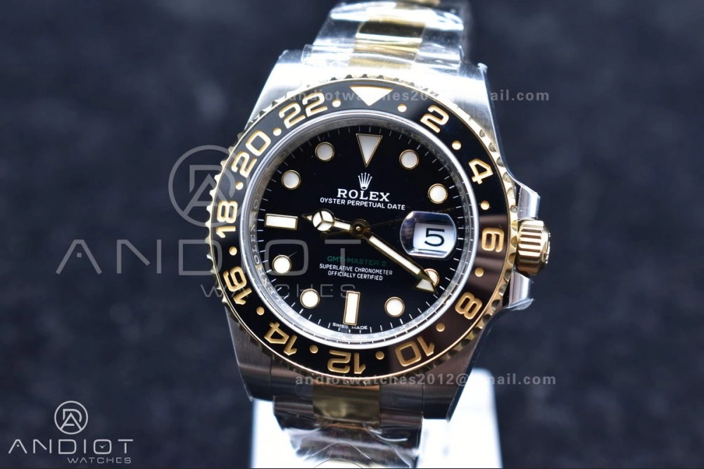 TopPick GMT-Master II 116713 Two Tone SS YG 904L Steel Clean 1:1 Best Edition VR 871