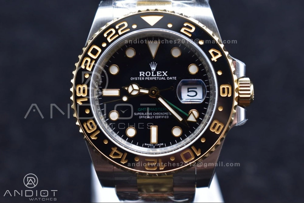 TopPick GMT-Master II 116713 Two Tone SS YG 904L Steel Clean 1:1 Best Edition VR 871