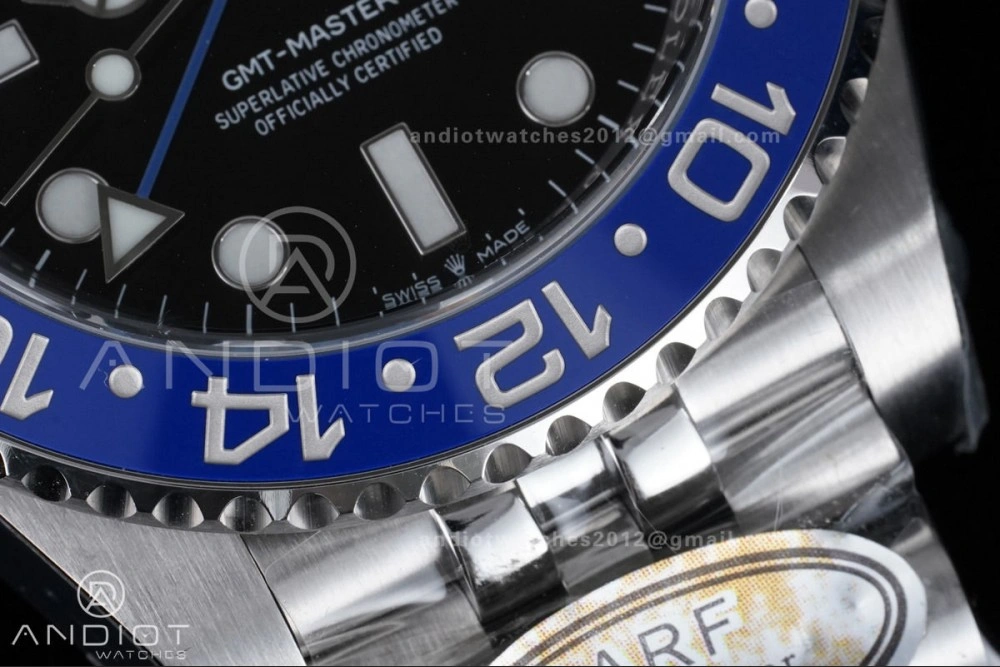 GMT Master II 126710 BLNR 904L SS ARF Batgirl 1:1 Best Edition New SH3285 On Jubilee Bracelet V Original 850