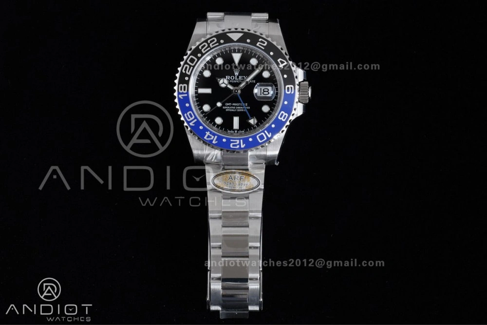 Original GMT Master II 126710 BLNR 904L SS ARF Batman 1:1 Best Edition New SH3285 On Oyster Bracelet V 851