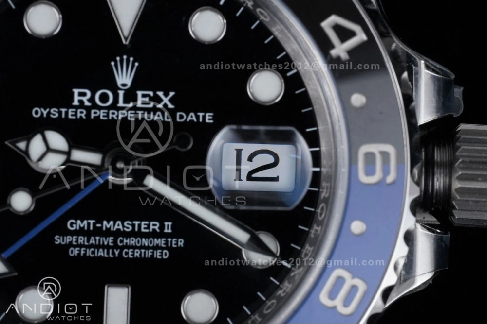 Original GMT Master II 126710 BLNR 904L SS ARF Batman 1:1 Best Edition New SH3285 On Oyster Bracelet V 851