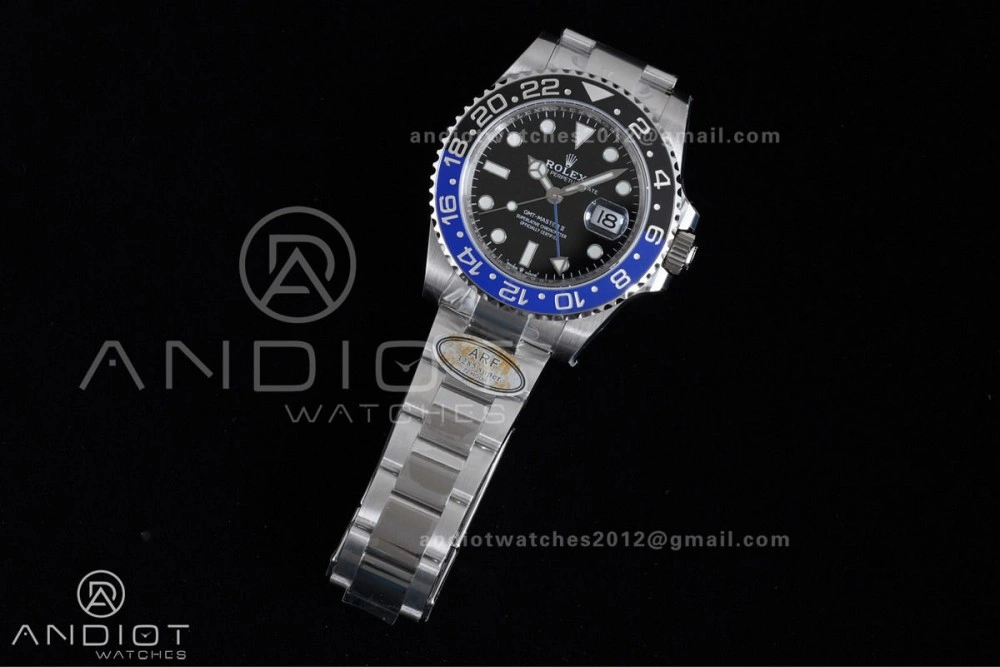 Original GMT Master II 126710 BLNR 904L SS ARF Batman 1:1 Best Edition New SH3285 On Oyster Bracelet V 851