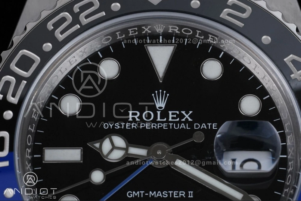 Original GMT Master II 126710 BLNR 904L SS ARF Batman 1:1 Best Edition New SH3285 On Oyster Bracelet V 851