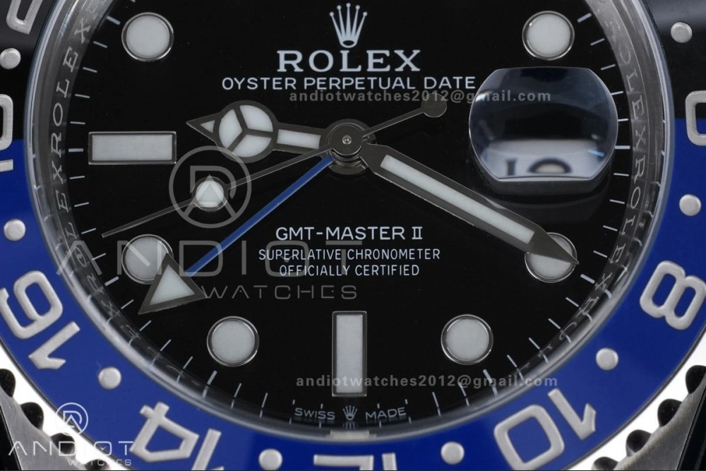 Original GMT Master II 126710 BLNR 904L SS ARF Batman 1:1 Best Edition New SH3285 On Oyster Bracelet V 851
