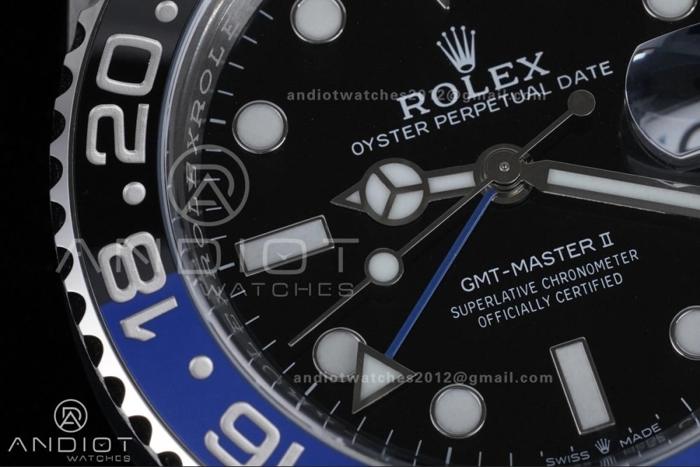 Original GMT Master II 126710 BLNR 904L SS ARF Batman 1:1 Best Edition New SH3285 On Oyster Bracelet V 851