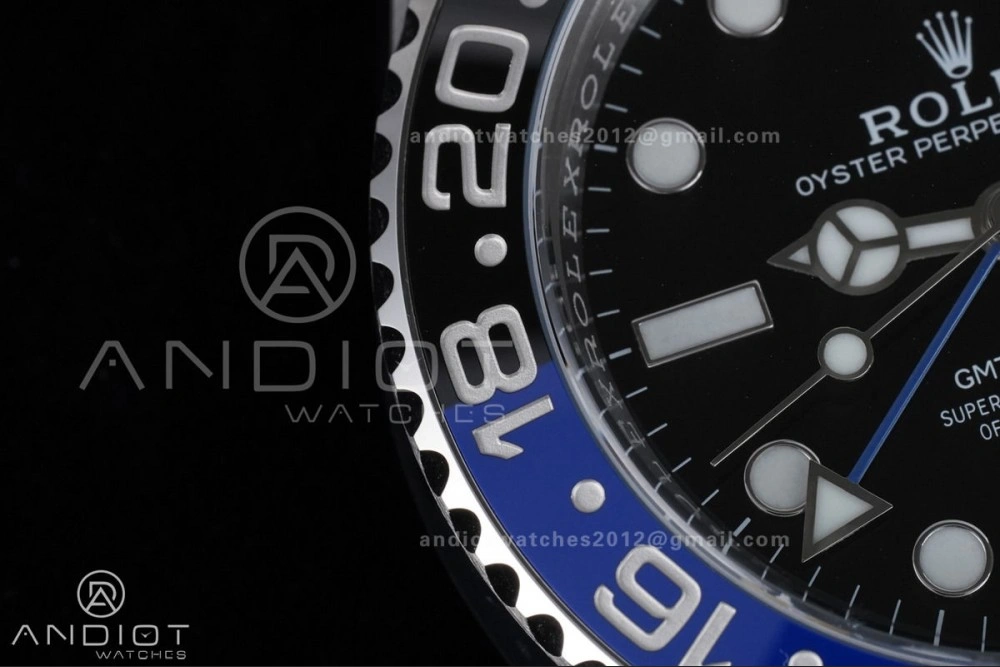 Original GMT Master II 126710 BLNR 904L SS ARF Batman 1:1 Best Edition New SH3285 On Oyster Bracelet V 851