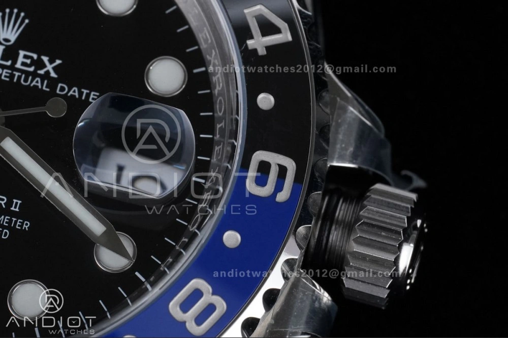 Original GMT Master II 126710 BLNR 904L SS ARF Batman 1:1 Best Edition New SH3285 On Oyster Bracelet V 851