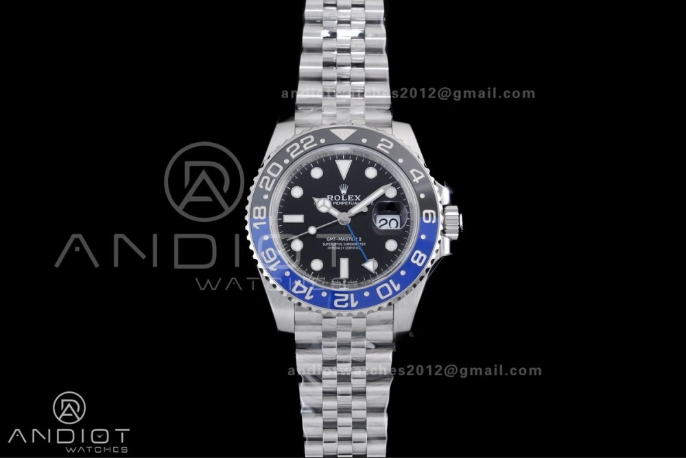 GMT-Master II 126710 BLNR 904L Steel VSF 1:1 Batgirl Best Edition on Jubilee Bracelet DD3285 V FlexibleFit 869