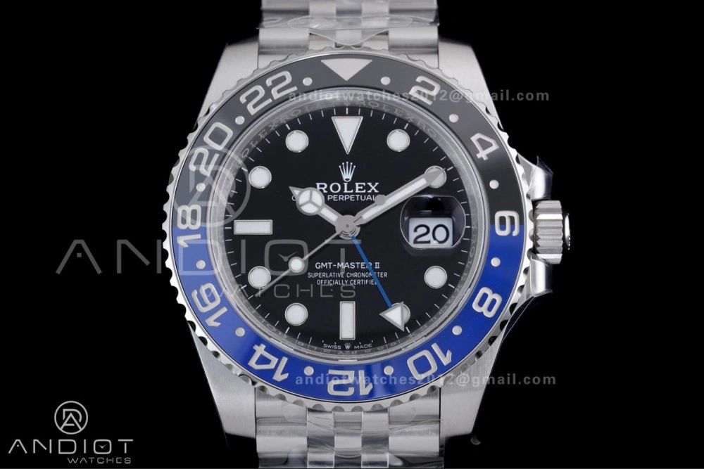 GMT-Master II 126710 BLNR 904L Steel VSF 1:1 Batgirl Best Edition on Jubilee Bracelet DD3285 V FlexibleFit 869