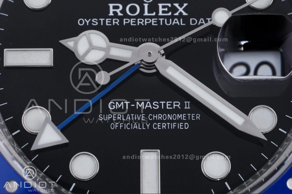GMT-Master II 126710 BLNR 904L Steel VSF 1:1 Batgirl Best Edition on Jubilee Bracelet DD3285 V FlexibleFit 869