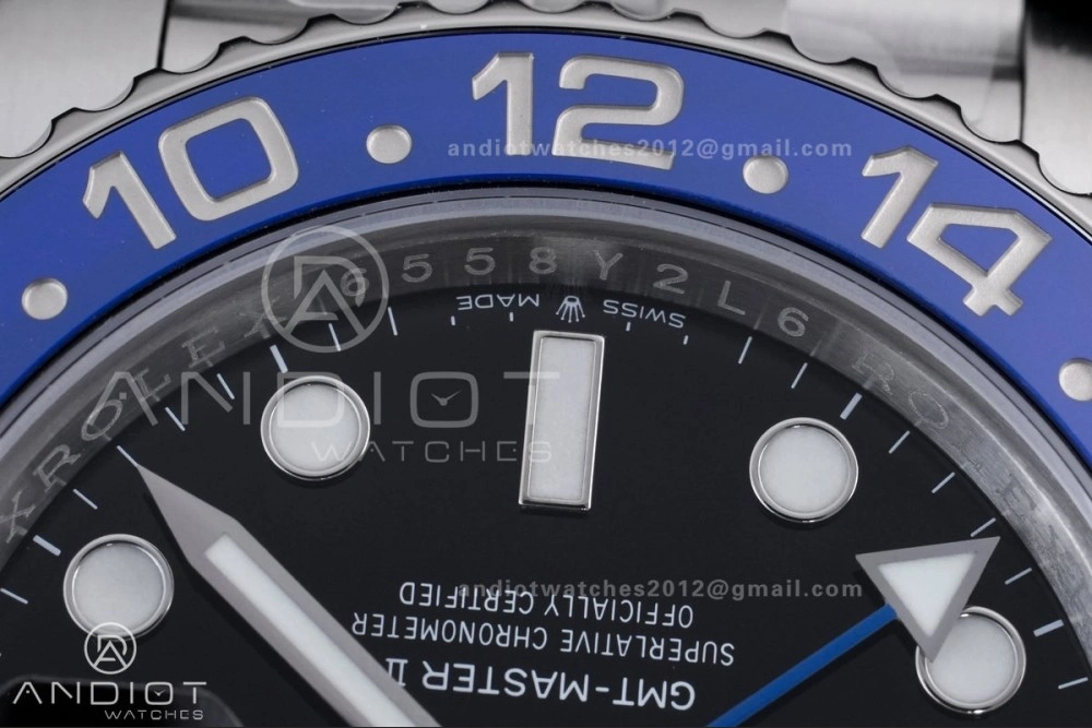GMT-Master II 126710 BLNR 904L Steel VSF 1:1 Batgirl Best Edition on Jubilee Bracelet DD3285 V FlexibleFit 869