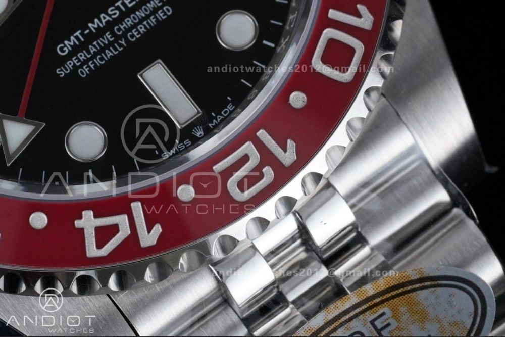 GMT Master II 126710 BLRO 904L SS ARF Pepsi 1:1 Best Edition On Jubilee Bracelet New SH3285 (UV Bezel ) V HighQuality 862