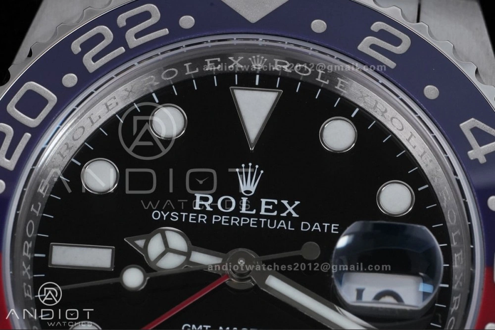GMT Master II 126710 BLRO 904L SS ARF Pepsi 1:1 Best Edition On Jubilee Bracelet New SH3285 (UV Bezel ) V HighQuality 862