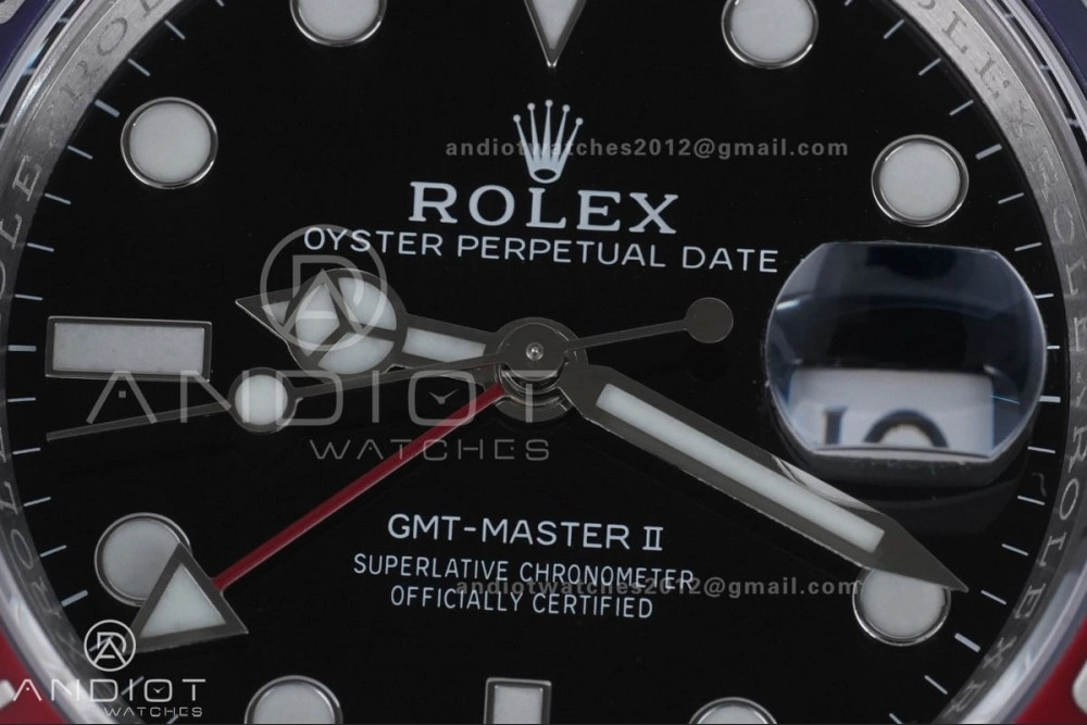 GMT Master II 126710 BLRO 904L SS ARF Pepsi 1:1 Best Edition On Jubilee Bracelet New SH3285 (UV Bezel ) V HighQuality 862