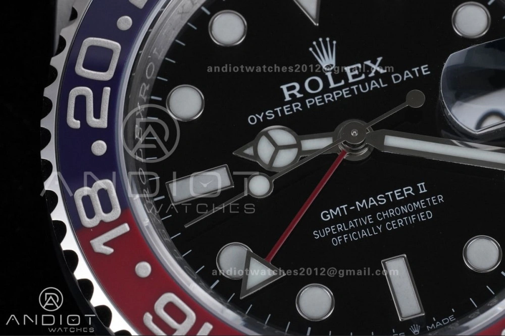 GMT Master II 126710 BLRO 904L SS ARF Pepsi 1:1 Best Edition On Jubilee Bracelet New SH3285 (UV Bezel ) V HighQuality 862