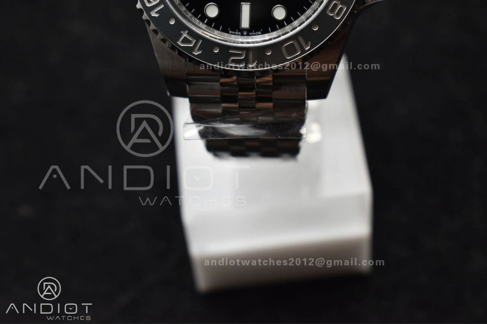 FastDry GMT-Master II 126710 GRNR Black Gray Ceramic 904L Steel Clean 1:1 Best Edition on Jubilee Strap DD 878