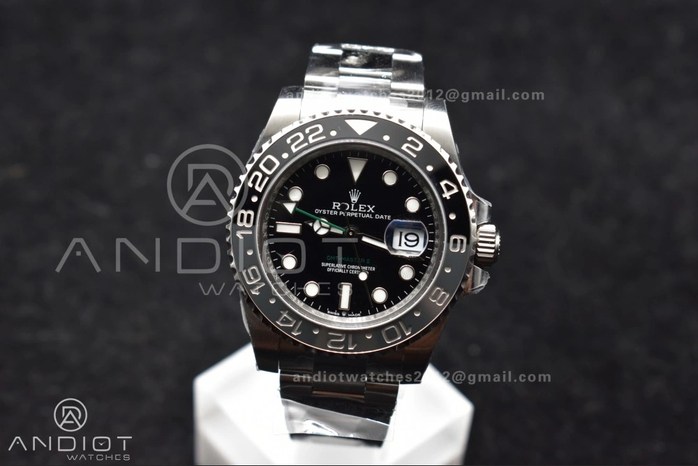 Versatile GMT-Master II 126710 GRNR Black Gray Ceramic 904L Steel Clean 1:1 Best Edition on Oyster Strap DD 876