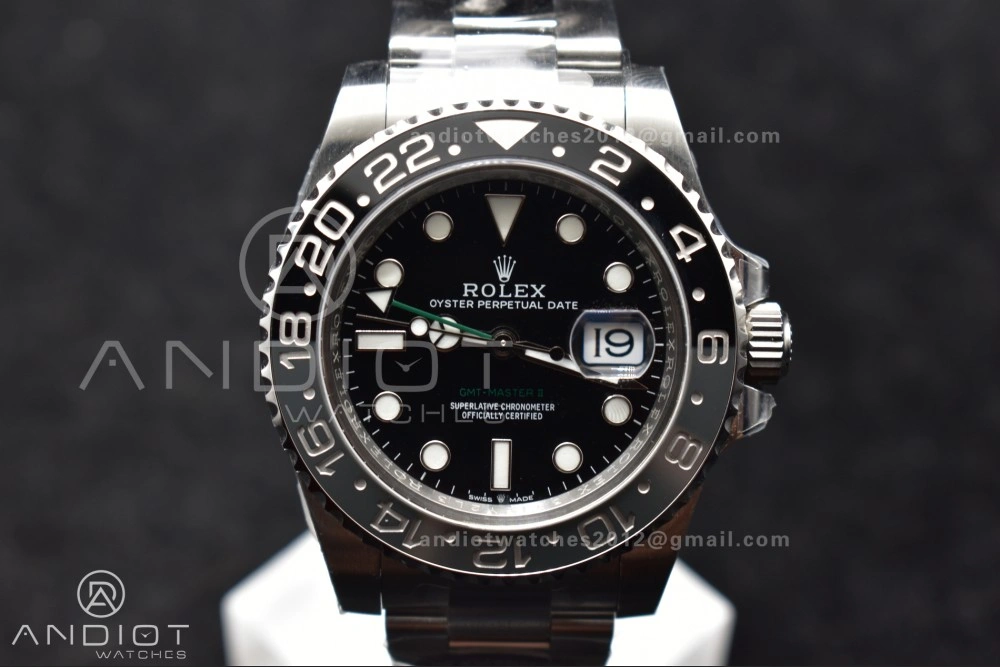 Versatile GMT-Master II 126710 GRNR Black Gray Ceramic 904L Steel Clean 1:1 Best Edition on Oyster Strap DD 876
