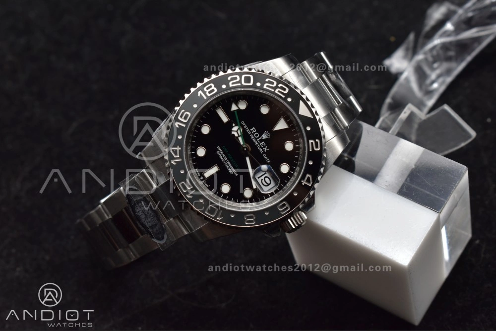 Versatile GMT-Master II 126710 GRNR Black Gray Ceramic 904L Steel Clean 1:1 Best Edition on Oyster Strap DD 876
