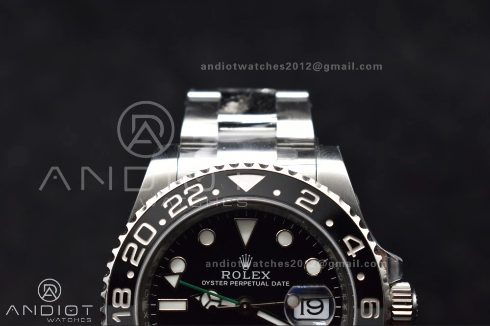 Versatile GMT-Master II 126710 GRNR Black Gray Ceramic 904L Steel Clean 1:1 Best Edition on Oyster Strap DD 876