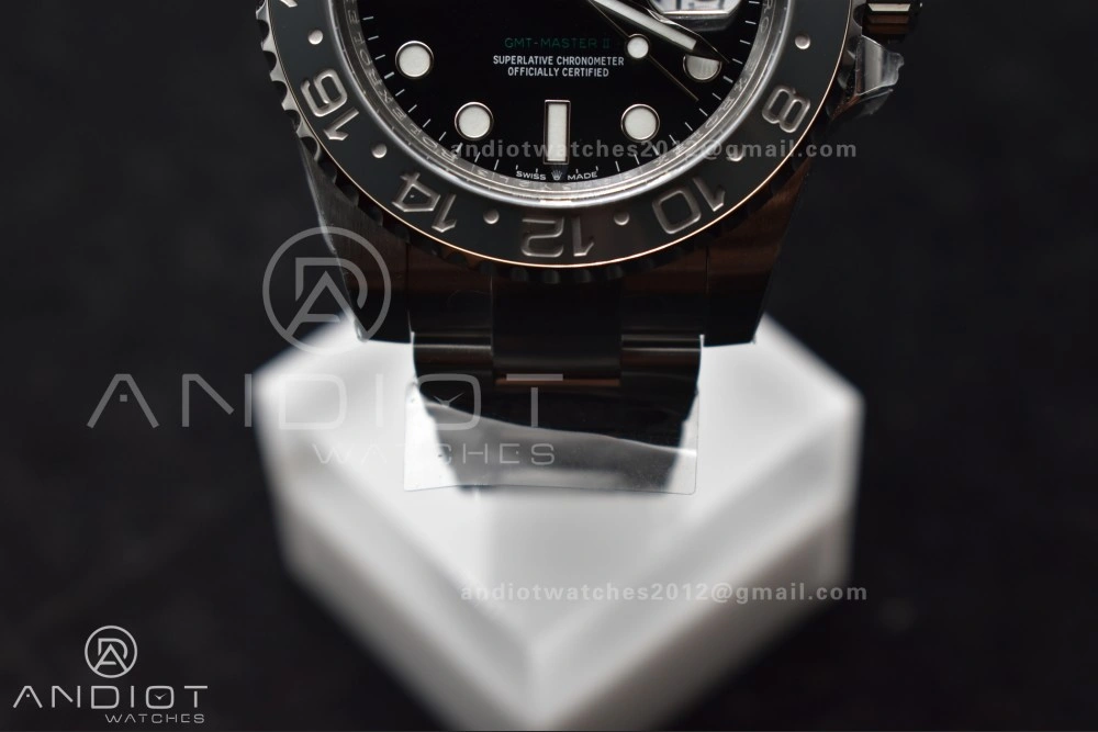 Versatile GMT-Master II 126710 GRNR Black Gray Ceramic 904L Steel Clean 1:1 Best Edition on Oyster Strap DD 876