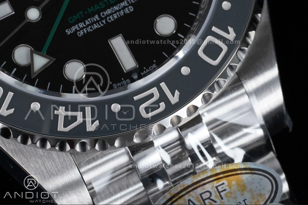 QuickDry GMT-Master II 126710 GRNR Gray Black Ceramic 904L ARF Bruce Wayne 1:1 Best Edition on Jubilee Bracelet New SH3285 V 877