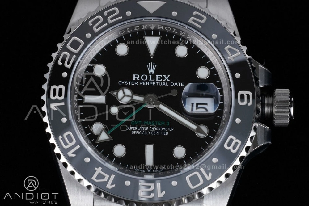 QuickDry GMT-Master II 126710 GRNR Gray Black Ceramic 904L ARF Bruce Wayne 1:1 Best Edition on Jubilee Bracelet New SH3285 V 877