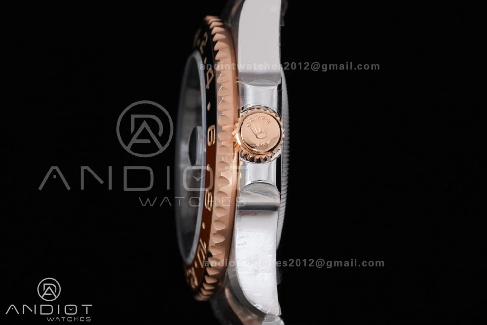 GoAnywhere GMT Master II 126711 CHNR 904L SS ARF 1:1 Best Edition on SS RG Bracelet New SH3285 V2 (Gain Weight) 857