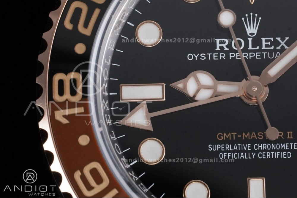 GoAnywhere GMT Master II 126711 CHNR 904L SS ARF 1:1 Best Edition on SS RG Bracelet New SH3285 V2 (Gain Weight) 857