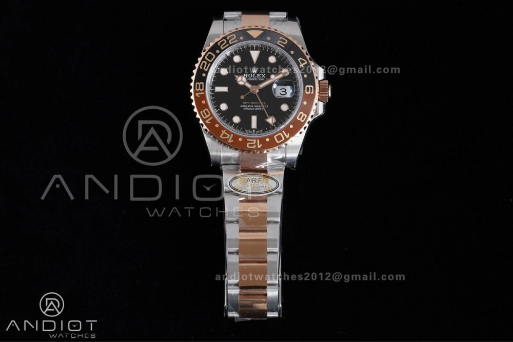 Sleek GMT Master II 126711 CHNR 904L SS ARF 1:1 Best Edition on SS RG Bracelet New SH3285 V 855