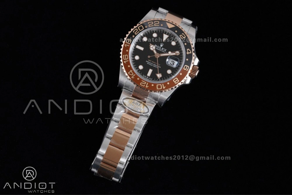 Sleek GMT Master II 126711 CHNR 904L SS ARF 1:1 Best Edition on SS RG Bracelet New SH3285 V 855