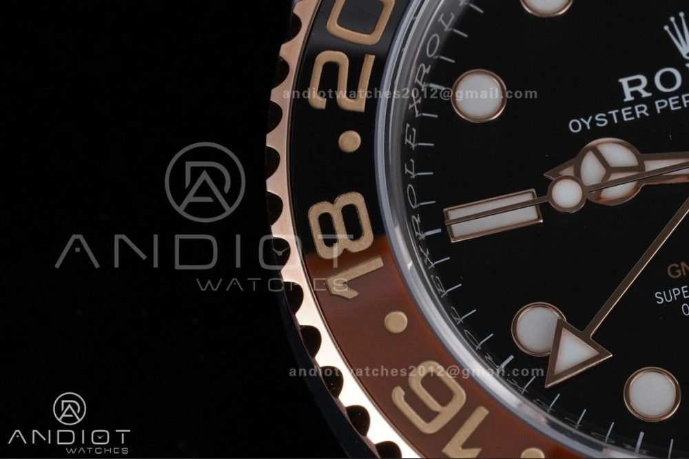 Sleek GMT Master II 126711 CHNR 904L SS ARF 1:1 Best Edition on SS RG Bracelet New SH3285 V 855