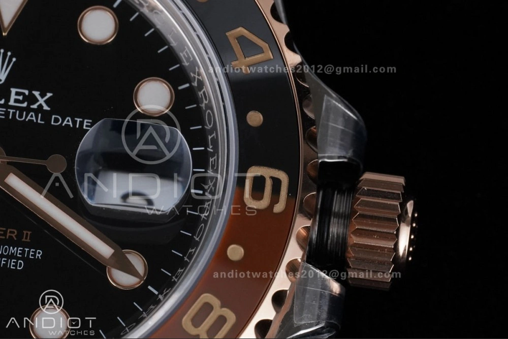 Sleek GMT Master II 126711 CHNR 904L SS ARF 1:1 Best Edition on SS RG Bracelet New SH3285 V 855