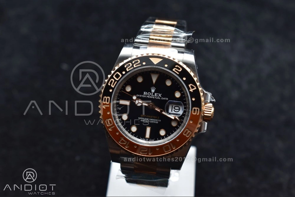 Breathable GMT-Master II 126711 CHNR Black Brown Ceramic Clean Factory Best Edition on SS RG Bracelet DD3285 CHS 880