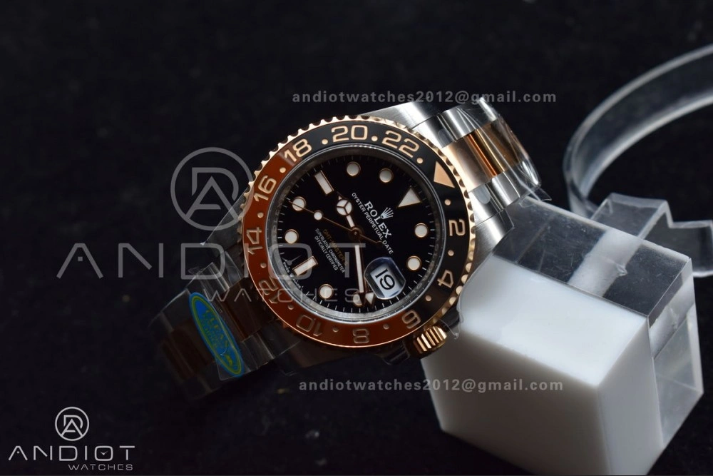 Breathable GMT-Master II 126711 CHNR Black Brown Ceramic Clean Factory Best Edition on SS RG Bracelet DD3285 CHS 880