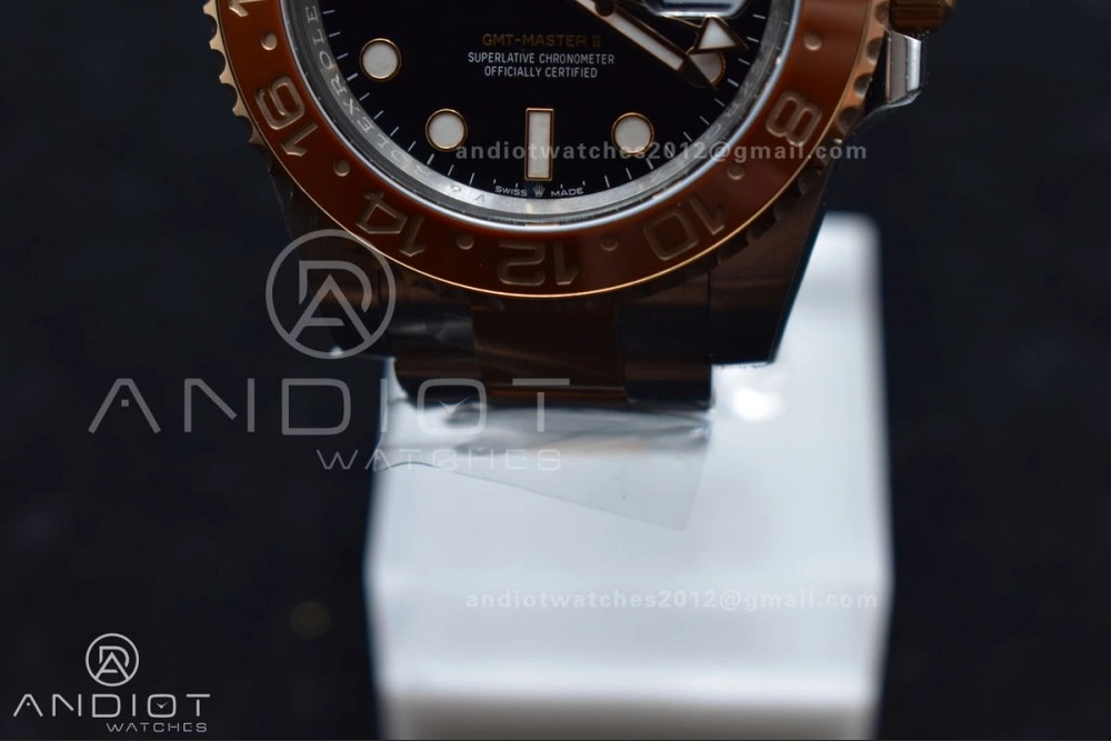 Breathable GMT-Master II 126711 CHNR Black Brown Ceramic Clean Factory Best Edition on SS RG Bracelet DD3285 CHS 880