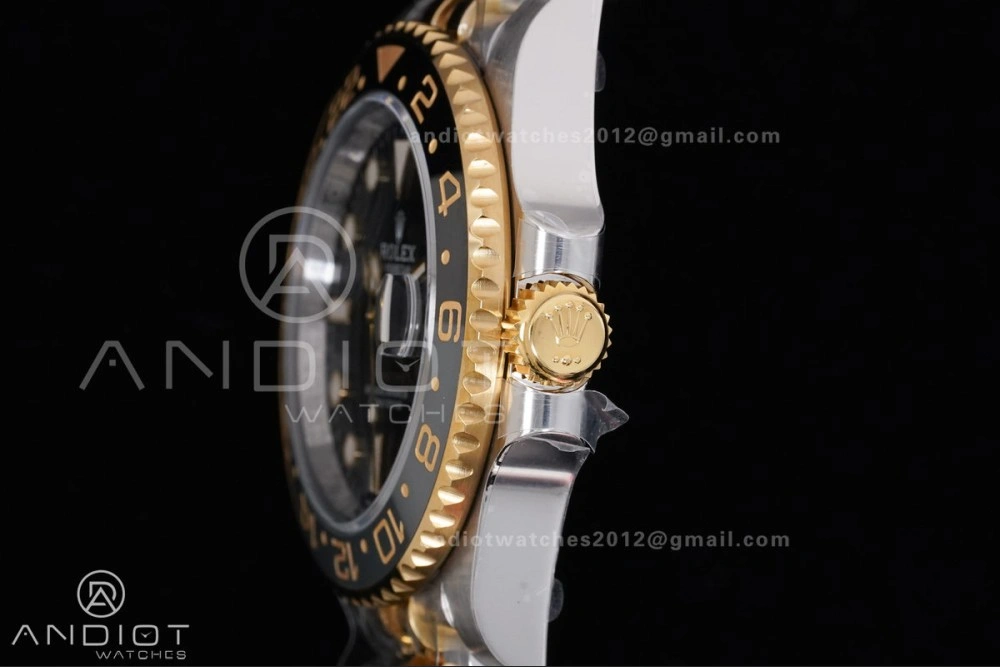 SmoothTexture GMT-Master II 126713 GRNR ARF 1:1 Best Edition on Black Dial SS YG Bracelet Super Clone New SH3285 CHS (Gain Weight) 881
