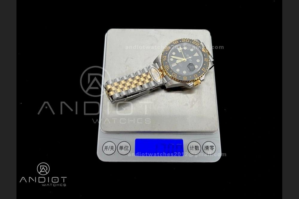 SmoothTexture GMT-Master II 126713 GRNR ARF 1:1 Best Edition on Black Dial SS YG Bracelet Super Clone New SH3285 CHS (Gain Weight) 881