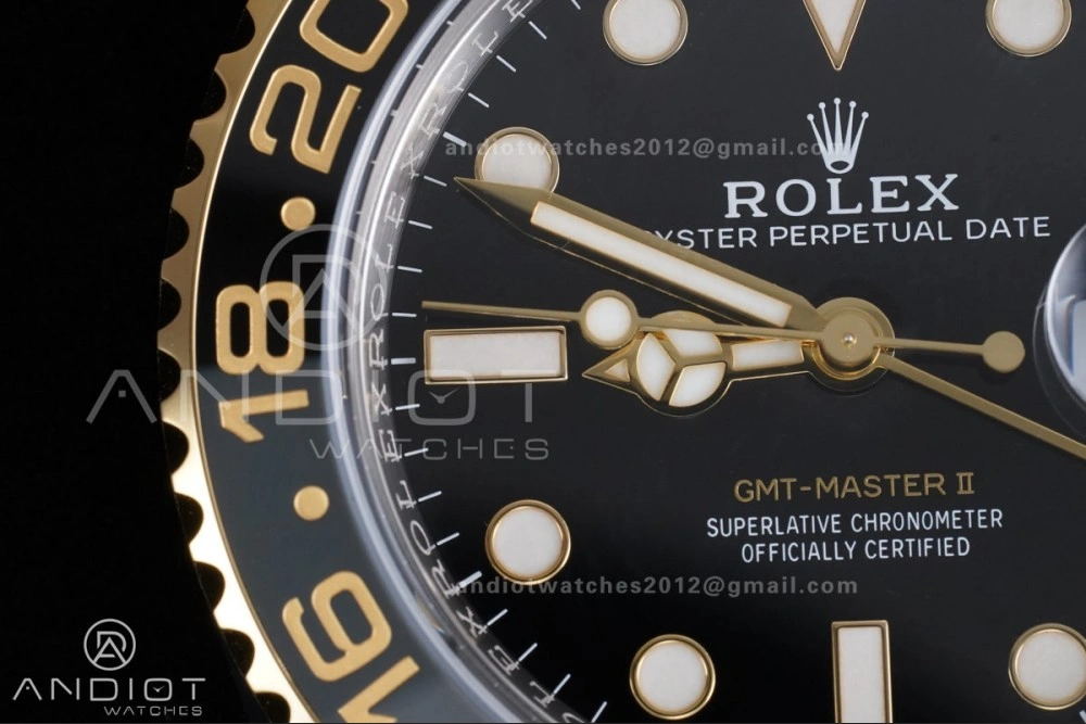 SmoothTexture GMT-Master II 126713 GRNR ARF 1:1 Best Edition on Black Dial SS YG Bracelet Super Clone New SH3285 CHS (Gain Weight) 881